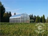 Greenhouse polycarbonate TITAN Dome 320, 25 m², 2.5x10 m, Silver