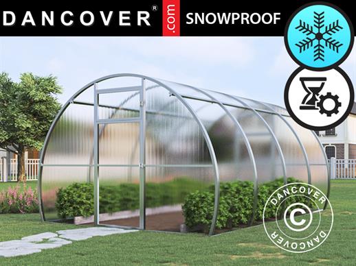 Greenhouse polycarbonate, Strong NOVA 12 m², 3x4 m, Silver