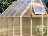 Wooden greenhouse Aigle, 2.1x2.05x2.59 m, 4.3 m², Natural