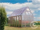 Wooden greenhouse Aigle, 2.1x3.1x2.59 m, 6.5 m², Natural