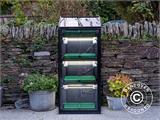 Smart propagator mini greenhouse Sprout S8, Harvst, 0.7x0.49x1.5 m, Black