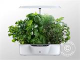 Hydroponic Planter w/LED growth light, 0.204x0.40x0.195 m, White