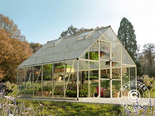 Greenhouse polycarbonate Balance 11.1 m², Palram/Canopia, 3.04x3.66x2.57 m, Silver