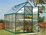 Greenhouse polycarbonate 4.6 m², Palram/Canopia, 1.85x2.47x2.08 m, Green