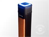 Heizstrahler Heat and Beat Tower mit Bluetooth, 2200W, Schwarz