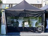 Snabbtält FleXtents PRO 3x6m Svart