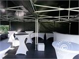 Snabbtält FleXtents PRO 3x6m Svart