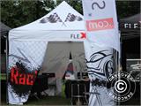 Pop up gazebo FleXtents PRO 3x6 m Red