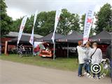 Pop up gazebo FleXtents PRO 3x6 m Red