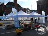 Pop up gazebo FleXtents PRO 3x6 m Latte