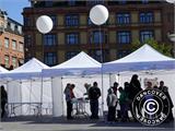 Pop up gazebo FleXtents PRO 3x6 m White