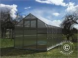 Greenhouse polycarbonate TITAN Classic 480, 9.7 m², 2.35x4.12 m, Silver