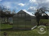 Greenhouse polycarbonate TITAN Classic 480, 9.7 m², 2.35x4.12 m, Silver