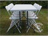 Folding Table 240x76x74 cm, Light Grey (25 pcs.)