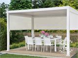 Pergola bioclimatique San Marino 3x4m, Blanc