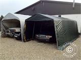 Portable garage PRO 3.6x8.4x2.7 m PVC with ground cover, Grey