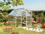 Greenhouse polycarbonate 2.3 m², Palram/Canopia, 1.85x1.26x2.08 m, Silver