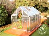 Greenhouse polycarbonate 2.3 m², Palram/Canopia, 1.85x1.26x2.08 m, Silver