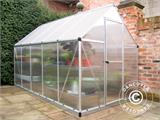 Greenhouse polycarbonate 2.3 m², Palram/Canopia, 1.85x1.26x2.08 m, Silver