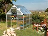 Greenhouse polycarbonate 2.3 m², Palram/Canopia, 1.85x1.26x2.08 m, Silver