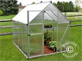 Greenhouse polycarbonate 2.3 m², Palram/Canopia, 1.85x1.26x2.08 m, Silver