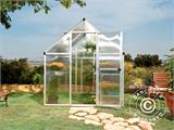 Greenhouse polycarbonate 2.3 m², Palram/Canopia, 1.85x1.26x2.08 m, Silver