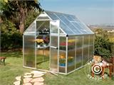 Greenhouse polycarbonate 2.3 m², Palram/Canopia, 1.85x1.26x2.08 m, Silver