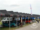 Pop up gazebo FleXtents PRO 4x6 m Grey, incl. 8 sidewalls