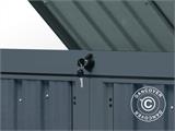 Bin storage double 1.58x1.01x1.34 m, Anthracite/White