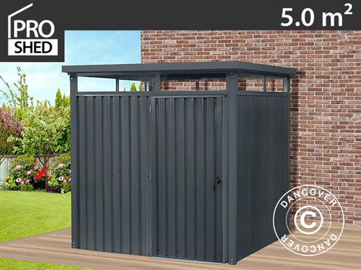 Garden shed w/skylight, 2.04x2.45x2.26 m, Anthracite