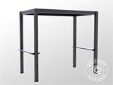 BBQ Pergola San Juan, 2.5x1.5x2.3 m, Black