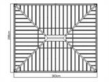 Gazebo Messina con tendine e zanzariera, 3,63x2,98x2,92m, 10,8m², Antracite