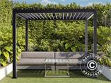 Bioklimatische Pergola Pavillon San Marino 3x4m, Anthrazit