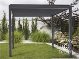 Bioklimatische Pergola Pavillon San Marino 3x4m, Anthrazit