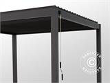 Bioklimatische Pergola Pavillon San Marino 3x4m, Anthrazit