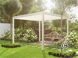 Pergola bioclimatique San Marino 3x4m, Blanc