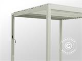 Pergola bioclimatique San Marino 3x4m, Blanc