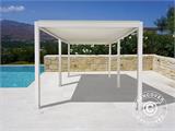 Pergola bioclimatique San Marino 3x6m, Blanc