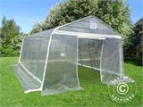 Polytunnel greenhouse, 3.6x7.2x2.68 m, PE, 25.92 m², Transparent