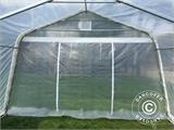 Polytunnel greenhouse, 3.6x7.2x2.68 m, PE, 25.92 m², Transparent