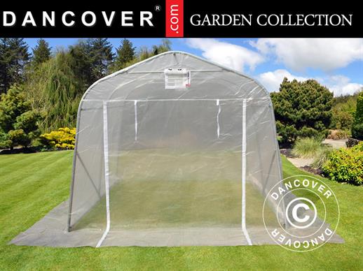 Polytunnel Greenhouse, 2.4x6x2.4 m, PE, 14.4 m², Transparent