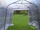 Polytunnel Greenhouse, 2.4x6x2.4 m, PE, 14.4 m², Transparent