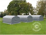 Weidetent 3,6x6x2,68m, PVC, Grijs