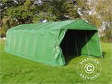 Livestock shelter 3.6x8.4x2.68 m, PVC, Green