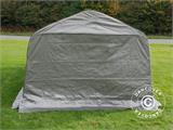 Livestock shelter 3.6x8.4x2.68 m, PE, Grey