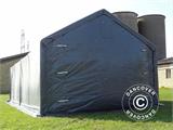 Storage shelter PRO 4x10x2x3.1 m, PVC, Grey