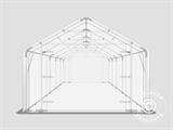 Storage shelter PRO 4x10x2x3.1 m, PVC, Grey