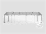 Storage shelter PRO 4x10x2x3.1 m, PVC, Grey