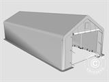 Storage shelter PRO 4x10x2x3.1 m, PVC, Grey