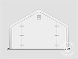 Storage shelter PRO 5x4x2x3.39 m, PVC, Grey